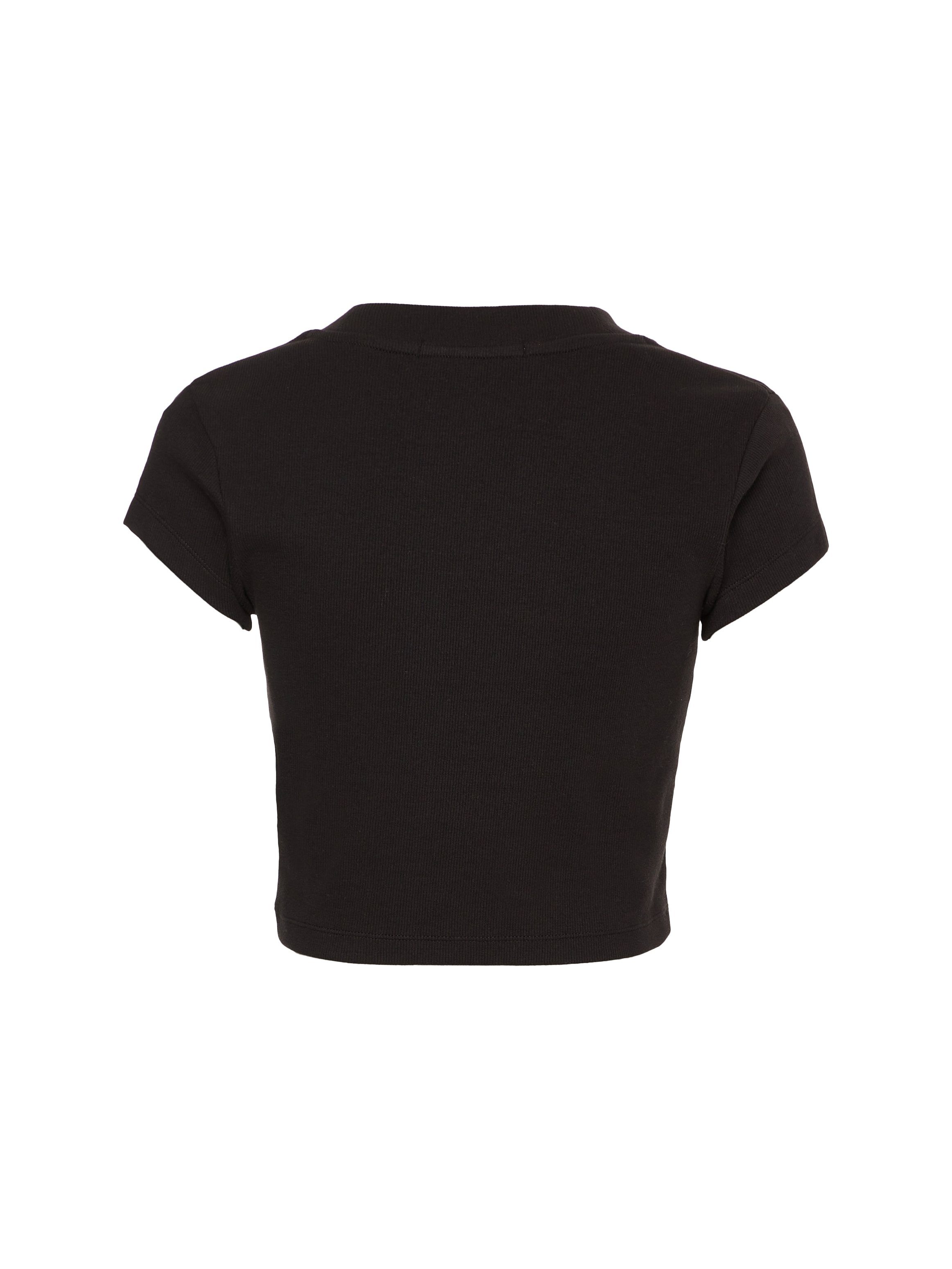 Calvin Klein Jeans TEE schwarz BABY CK T-Shirt RIB