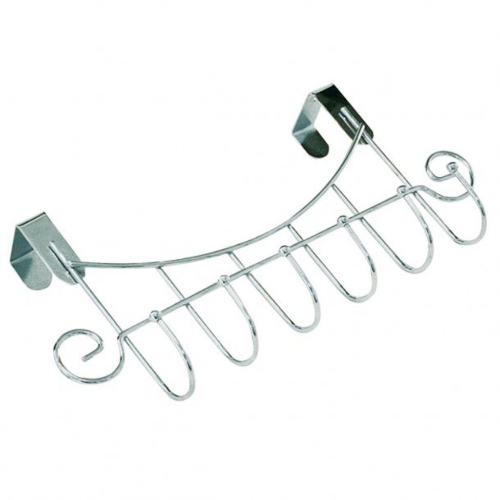 axentia Türgarderobe Türgarderobe, 6 Haken, verchromt 702961, (1-St) günstig online kaufen