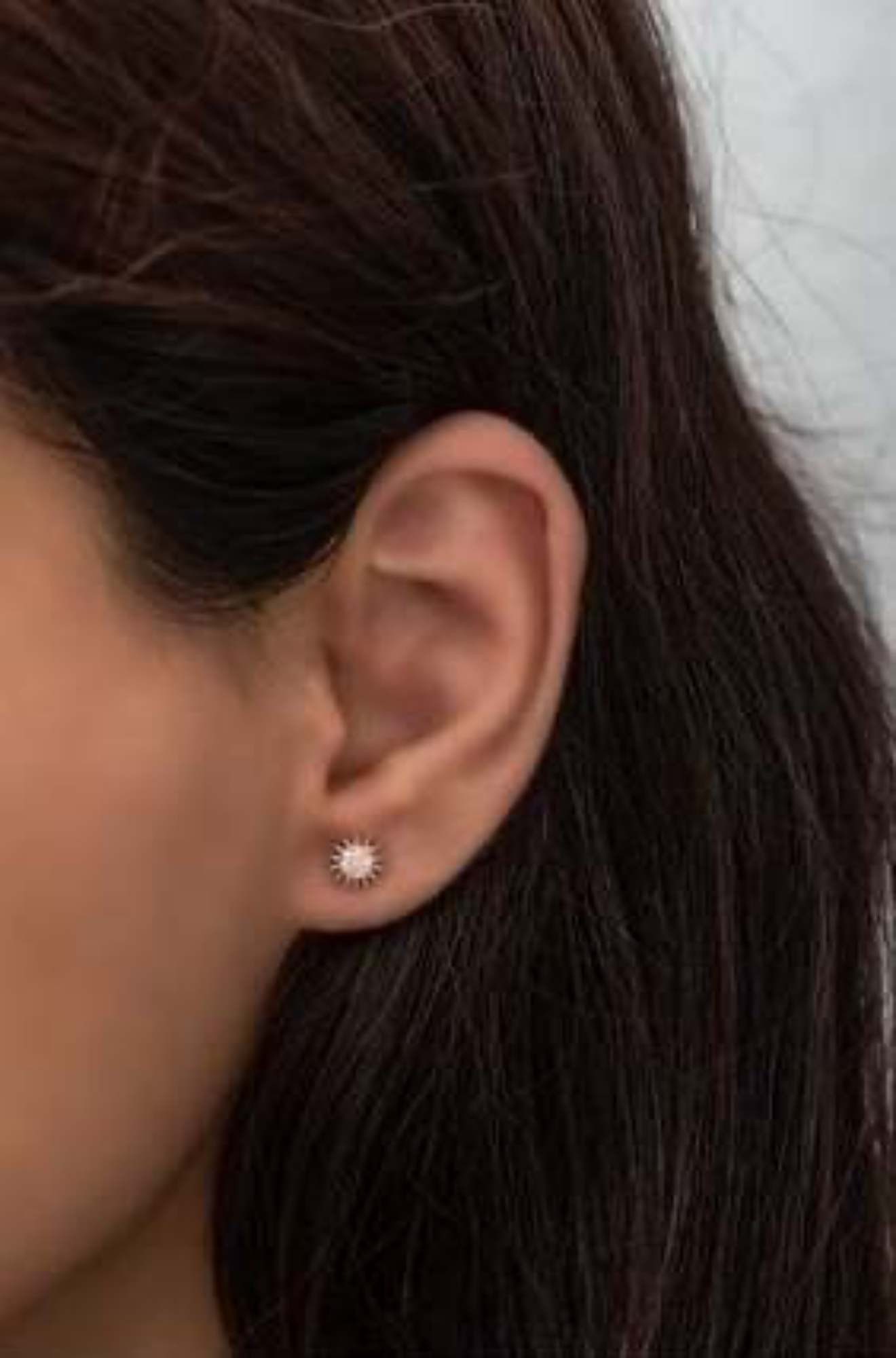 Nisan Ohrring-Set, 925 Sterling Silber Ohrringe – Sonne Ohrstecker mit Zirk günstig online kaufen