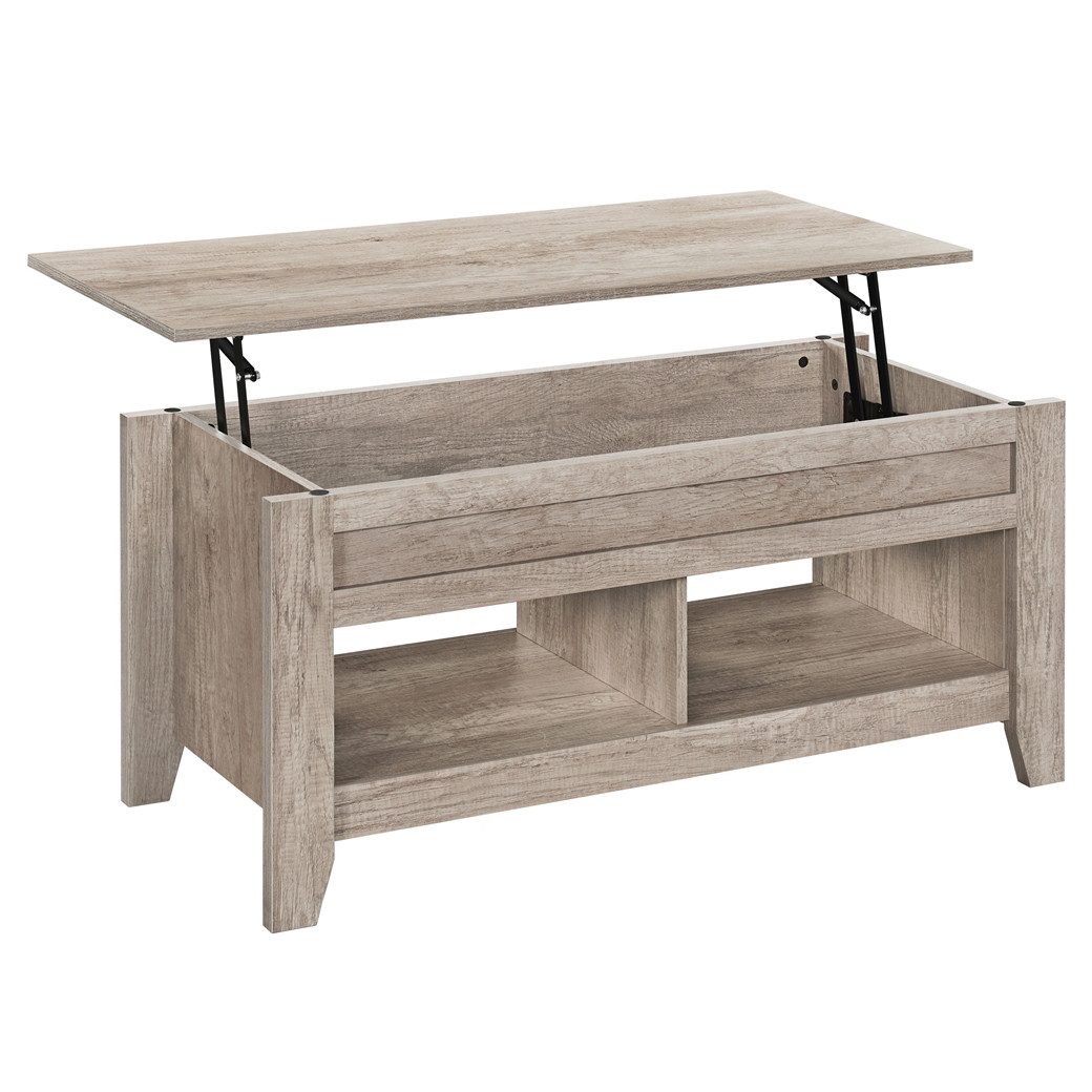 Yaheetech Couchtisch, Kaffeetisch Sofatisch mit Höhenverstellbarer Platte günstig online kaufen