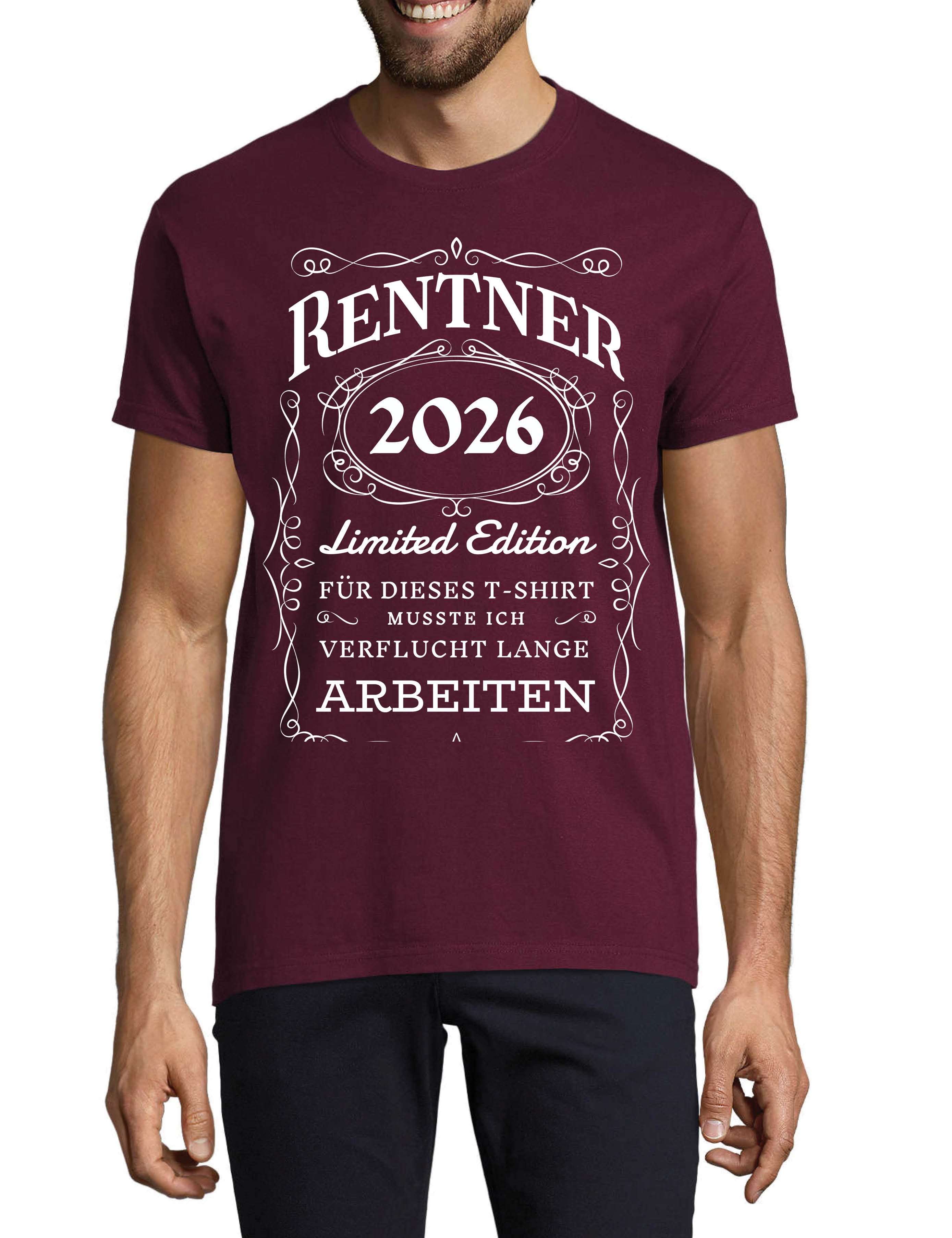 Youth Designz T-Shirt RENTNER 2026 Herren T-Shirt Rente Geschenk mit lustigem Spruch zum Ruhestand