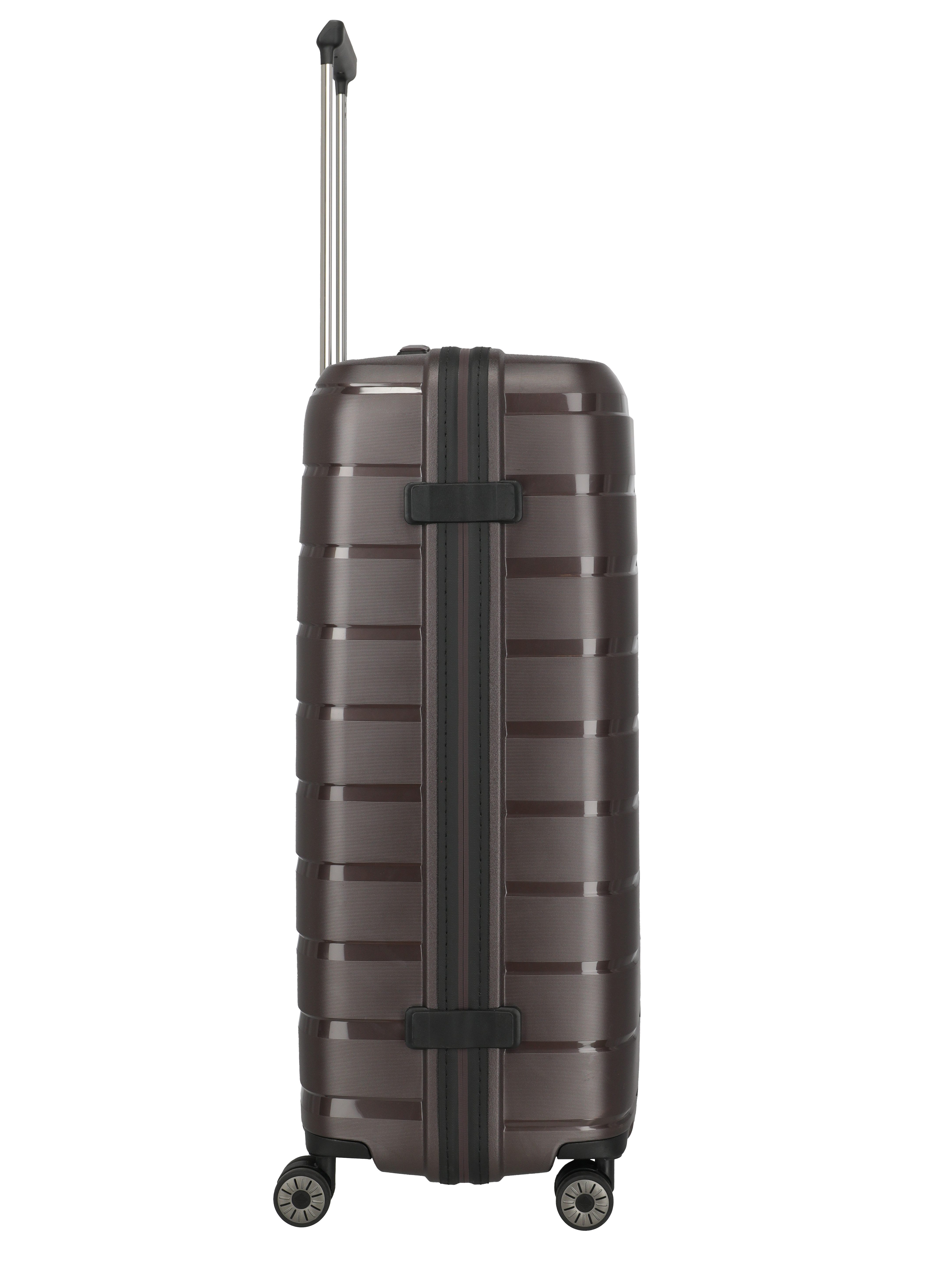 travelite Trolley AIR BASE Reisekoffer Hartschale, 4 Rollen, kratzresistenter Oberfläche und cleverer Innenaufteilung