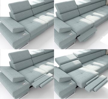 Möbel für Dich Wohnlandschaft XXL Ecksofa Galayx Max2 Relax, mit Relaxfunktion, mit Schlaffunktion, mit Bettkasten
