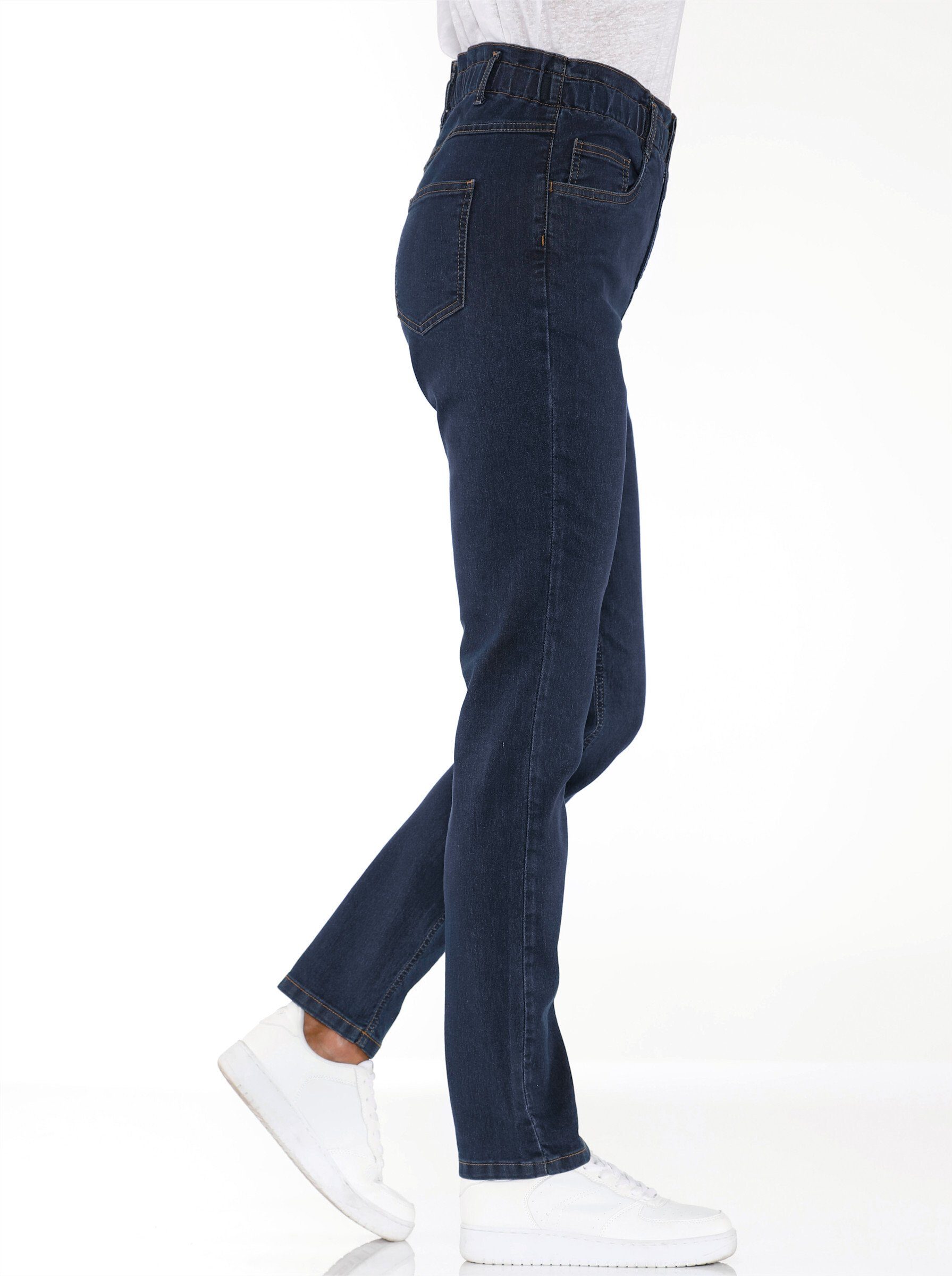 Sieh an! Bequeme Jeans Jeans leicht vertieft