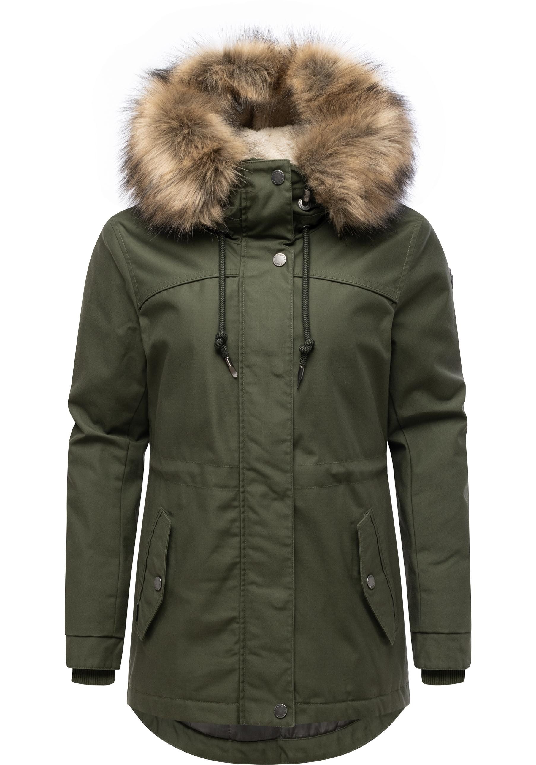 Ragwear Winterjacke Tawny Short YOUMODO Warme Jacke mit großer Kapuze und K günstig online kaufen