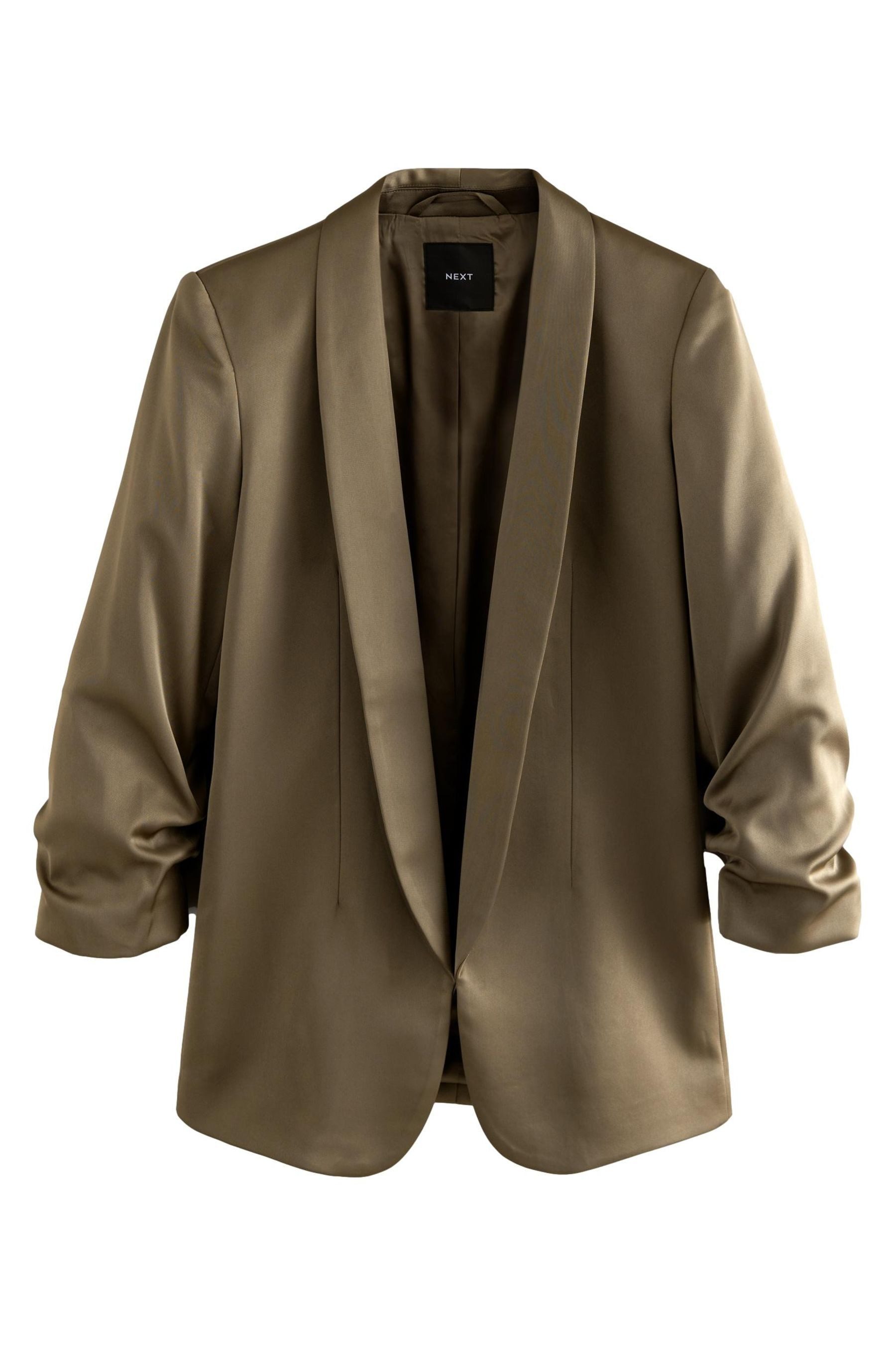 Next Jackenblazer Satinblazer mit gerafften Ärmeln günstig online kaufen