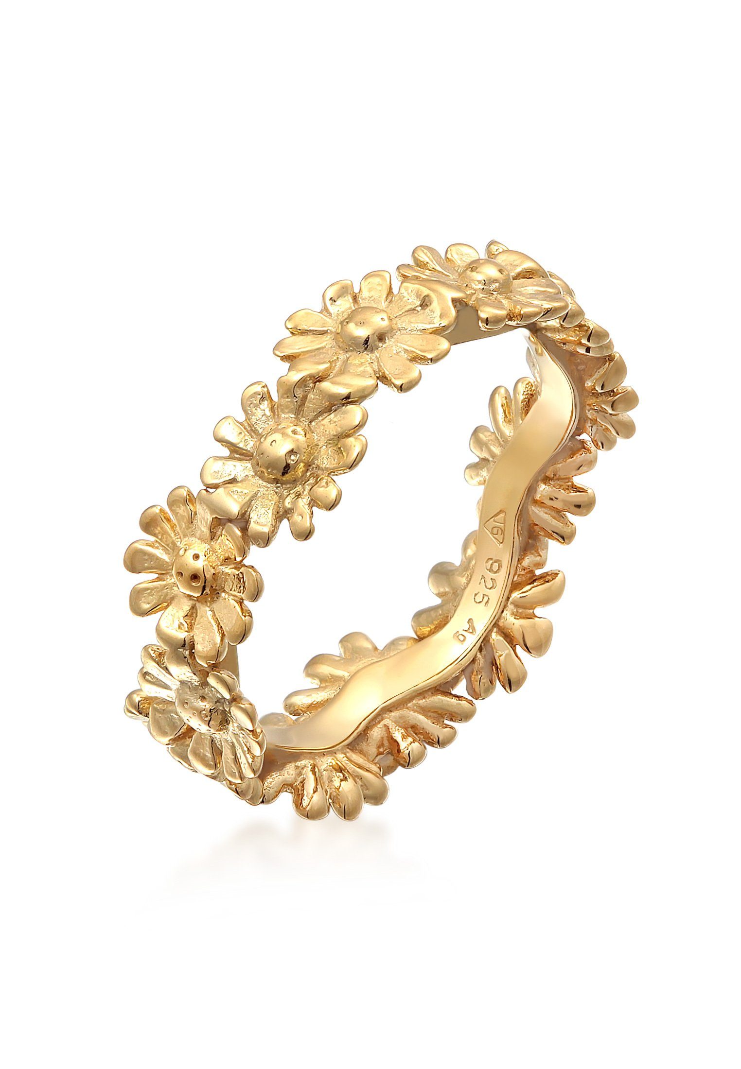 Elli Fingerring Bandring Blüte Blume Flower günstig online kaufen