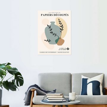 Posterlounge Wandfolie Exhibition Posters, Papiers Découpés I, Esszimmer Grafikdesign