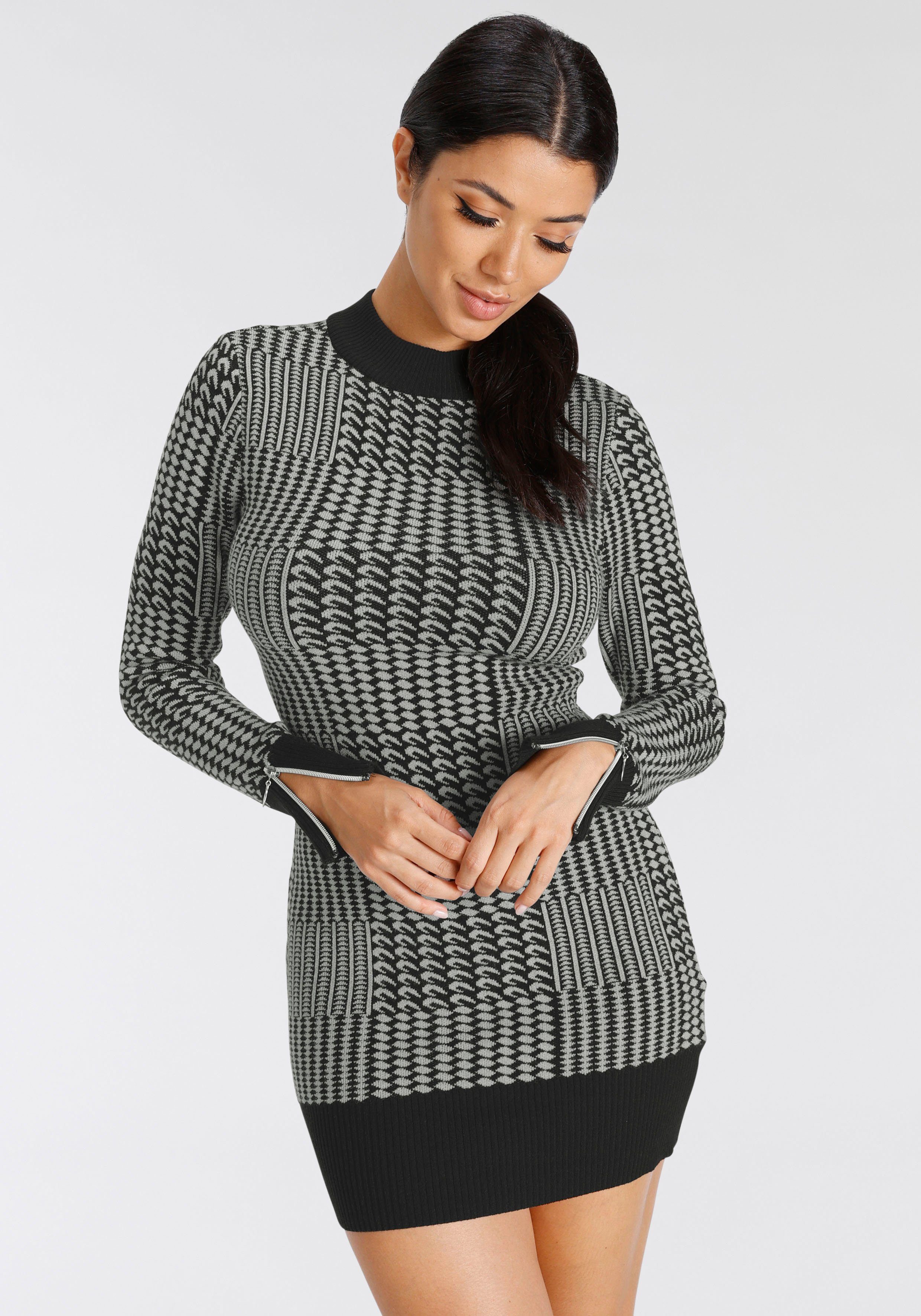 Zippern Melrose mit Strickkleid