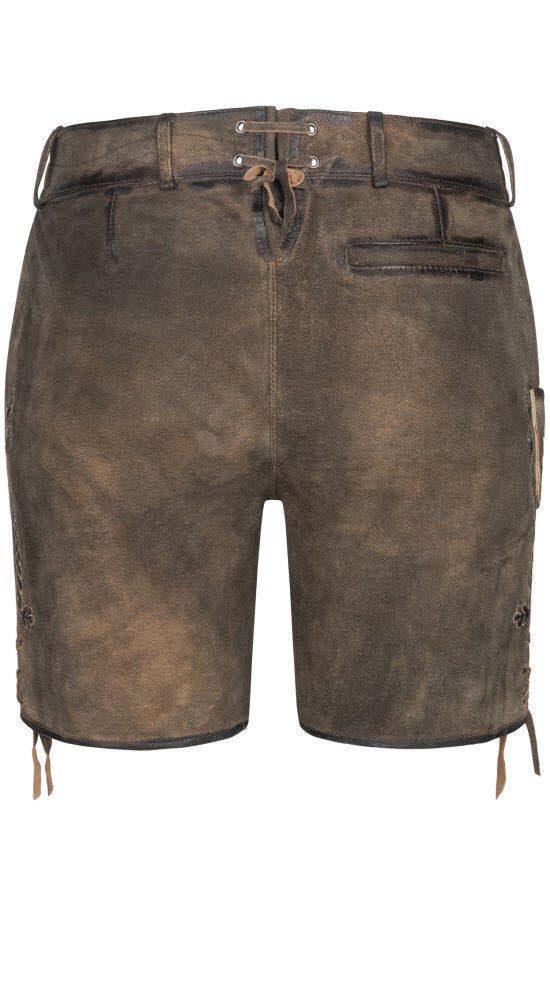 Nübler Trachtenlederhose Lederhose kurz Viona M in Hellbraun von Nübler günstig online kaufen