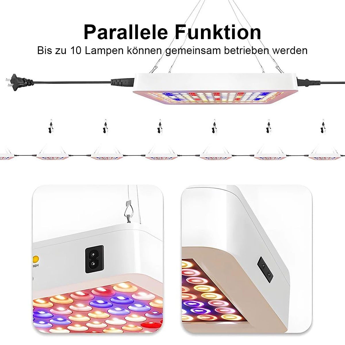 Welikera Pflanzenlampe Pflanze wachsen Licht, Vollspektrum-Schreibtisch günstig online kaufen