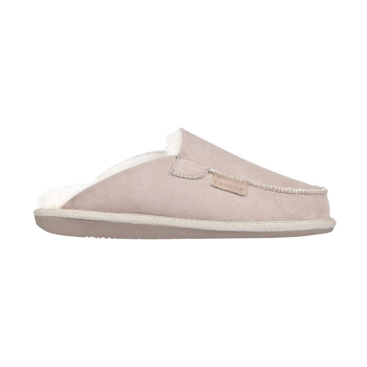 Vanuba AWASSI Damen Hausschuh Echtleder Hüttenschuhe/Winter-Hausschuhe/Gefüttert