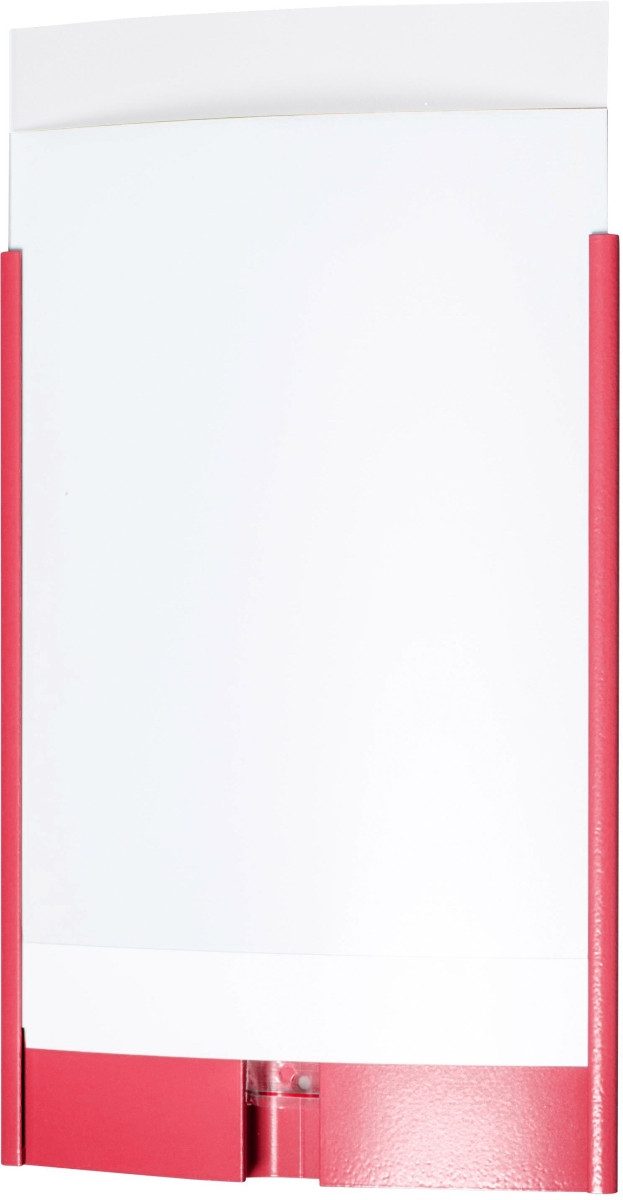 Ultradex Hinweisschild Türschild Serie Color für Format DIN A4 213x297mm Aluminium gewölbt ro