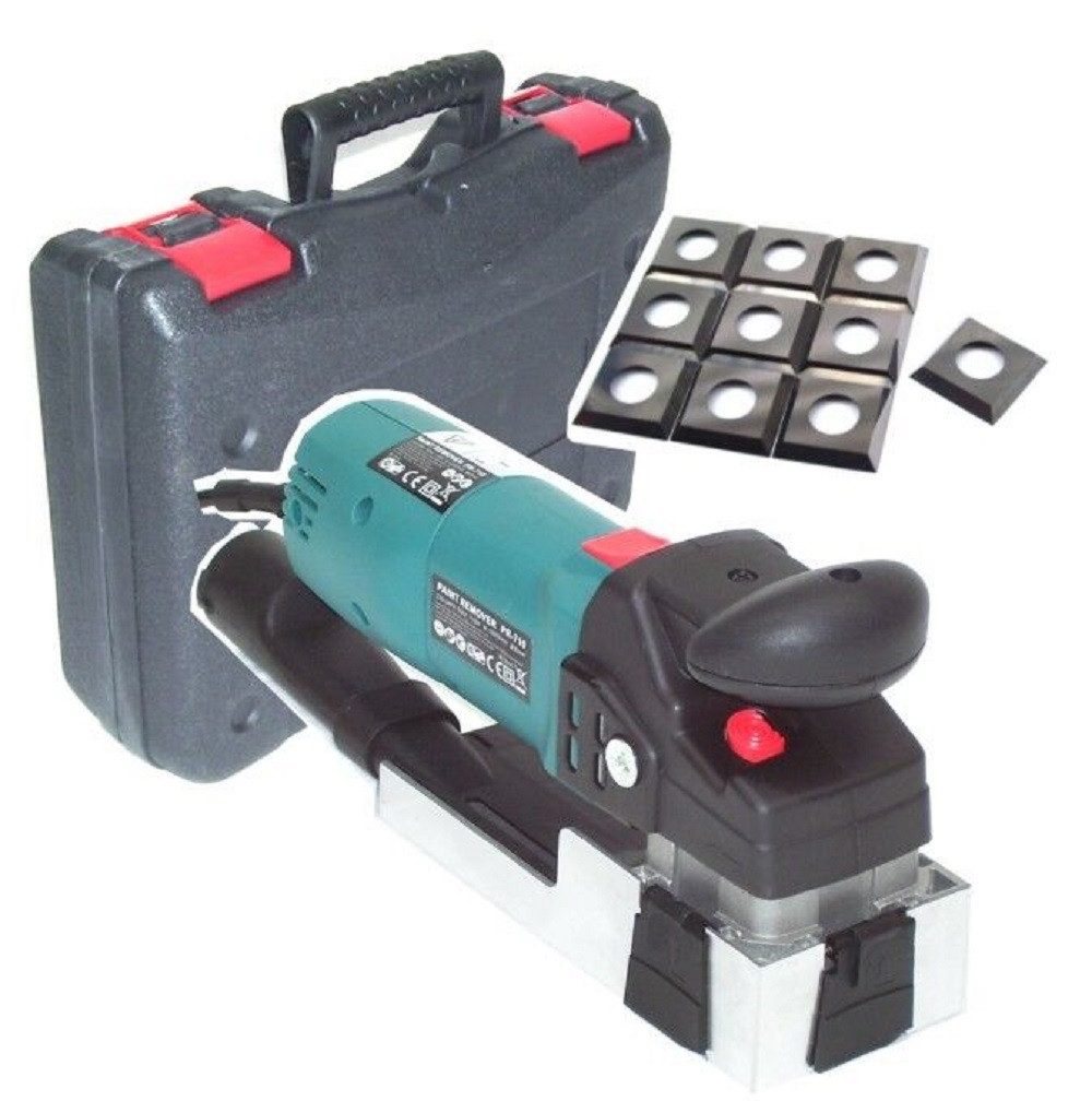 Apex Fräse 55187 Lackfräse 710W + 10 Ersatzmesser Lackschleifer inkl. Koffer, (1-tlg)