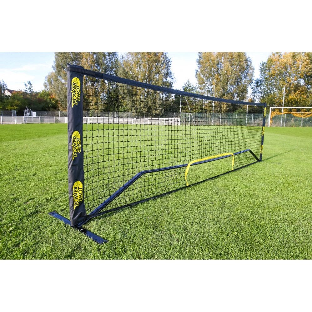 Power Shot Tennisnetz Multisport Set aus Stahl 4mx1,10m