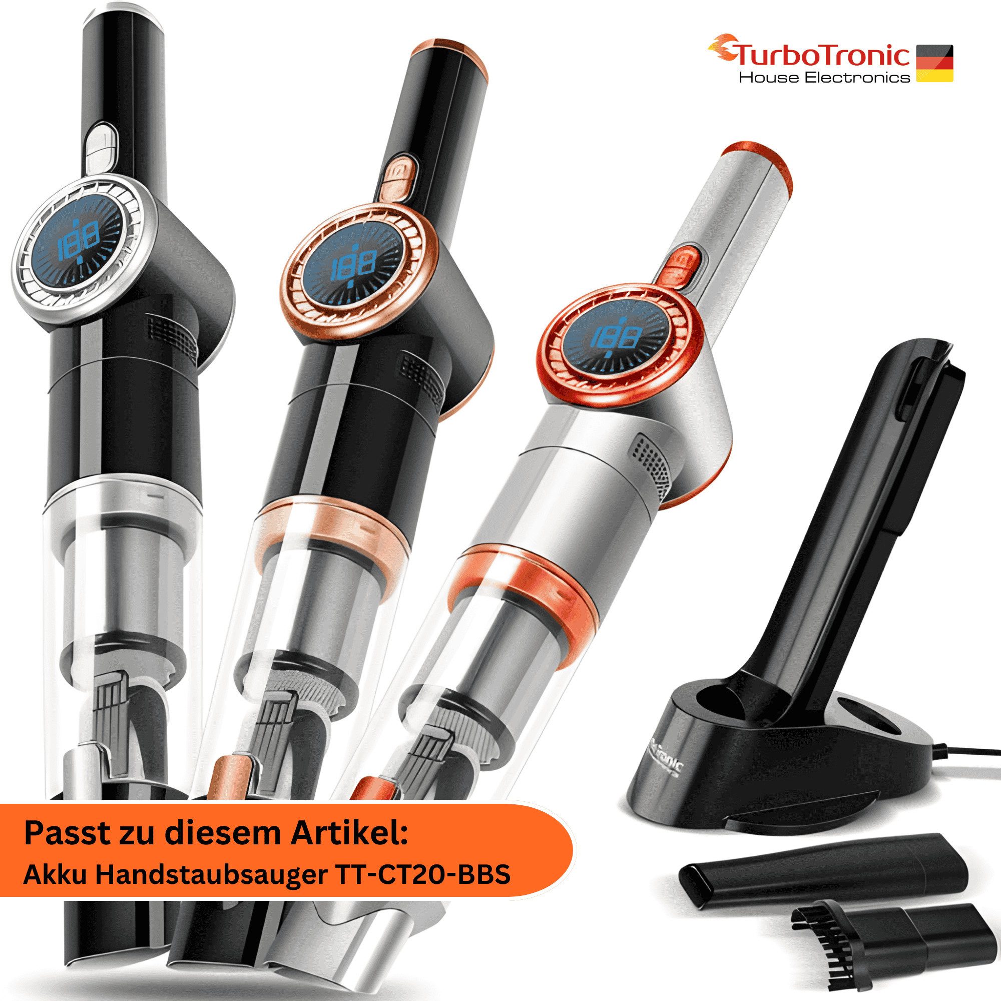 TurboTronic by Z-Line Staubsaugerbeutel Ersatzfilter für TurboTronic TT-CT20