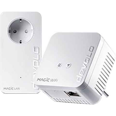 DEVOLO Magic 1 WiFi mini Starter Kit (1200Mbit, G.hn, Powerline + WLAN, Mesh) WLAN-Router