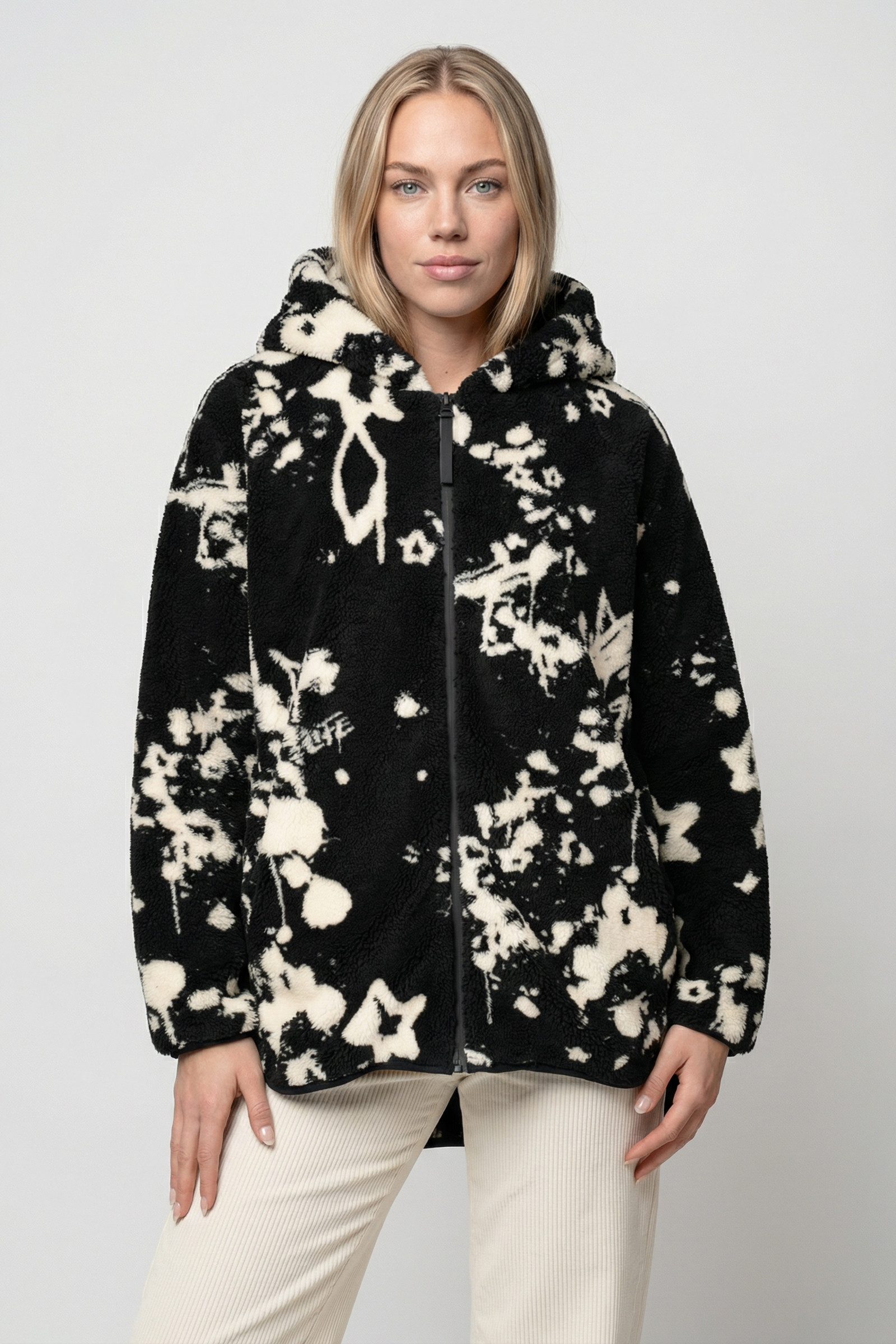 Alife & Kickin Sweatjacke Damen JacquelineAK T Übergangsjacke, Jacke leichte Kuschel-Jacke mit Stehkragen und Rei§verschluss