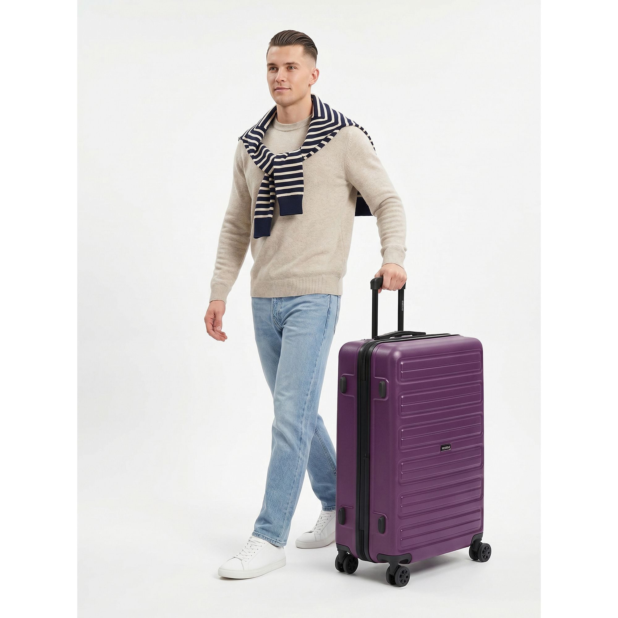 Redolz Hartschalen-Trolley Essentials 08, 4 Rollen, ABS