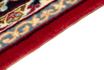 Teppich Isfahan Teppich handgeknüpft rot, morgenland, rechteckig, Höhe: 7 mm, handgeknüpft