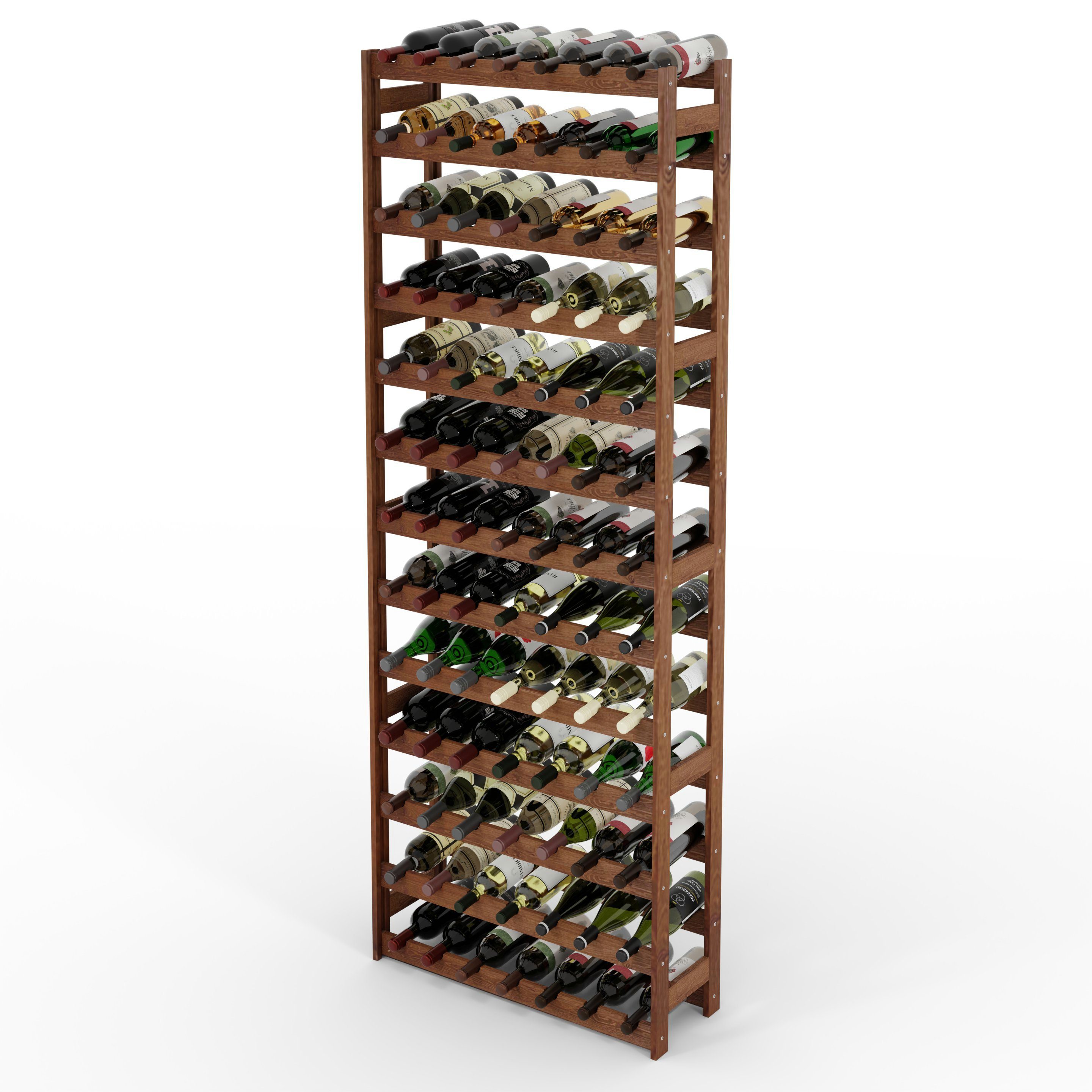 Lenmar Weinregal Lenmar Weinregal Weinregal Holz Flaschenregal für 12 - 91 Flaschen