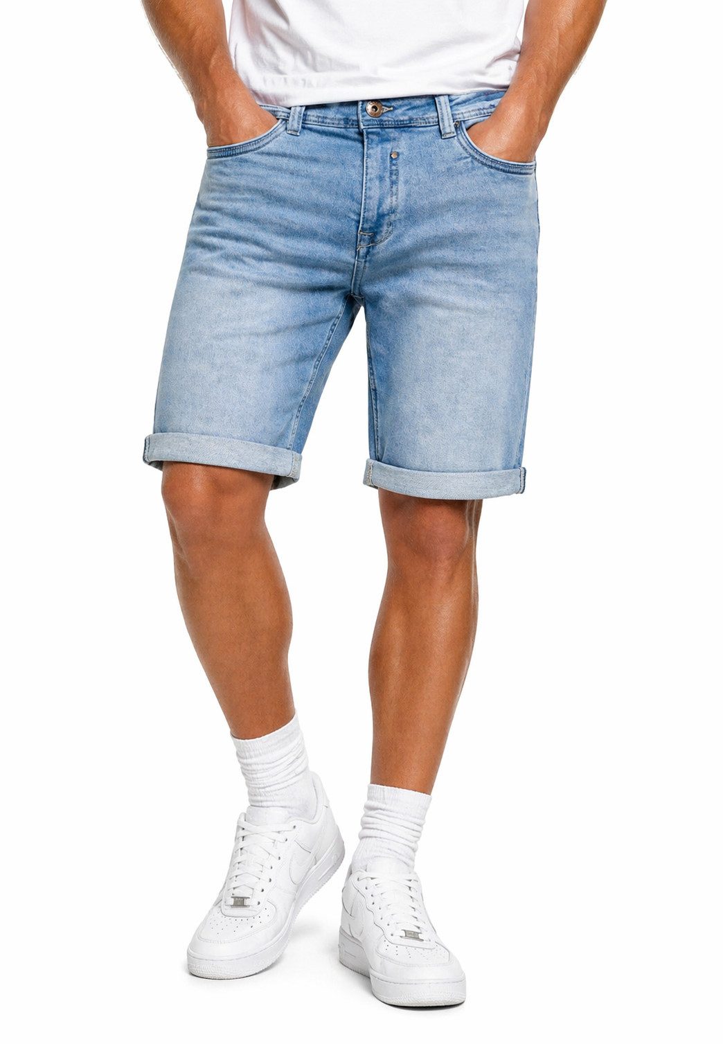 SUBLEVEL Bermudas Herren Jeans Shorts Denim kurze Hose Bermuda Freizeit 5 Pocket Sommer