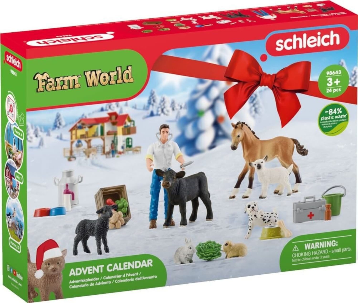 Schleich® Spielzeug-Adventskalender Farm World (1-tlg)