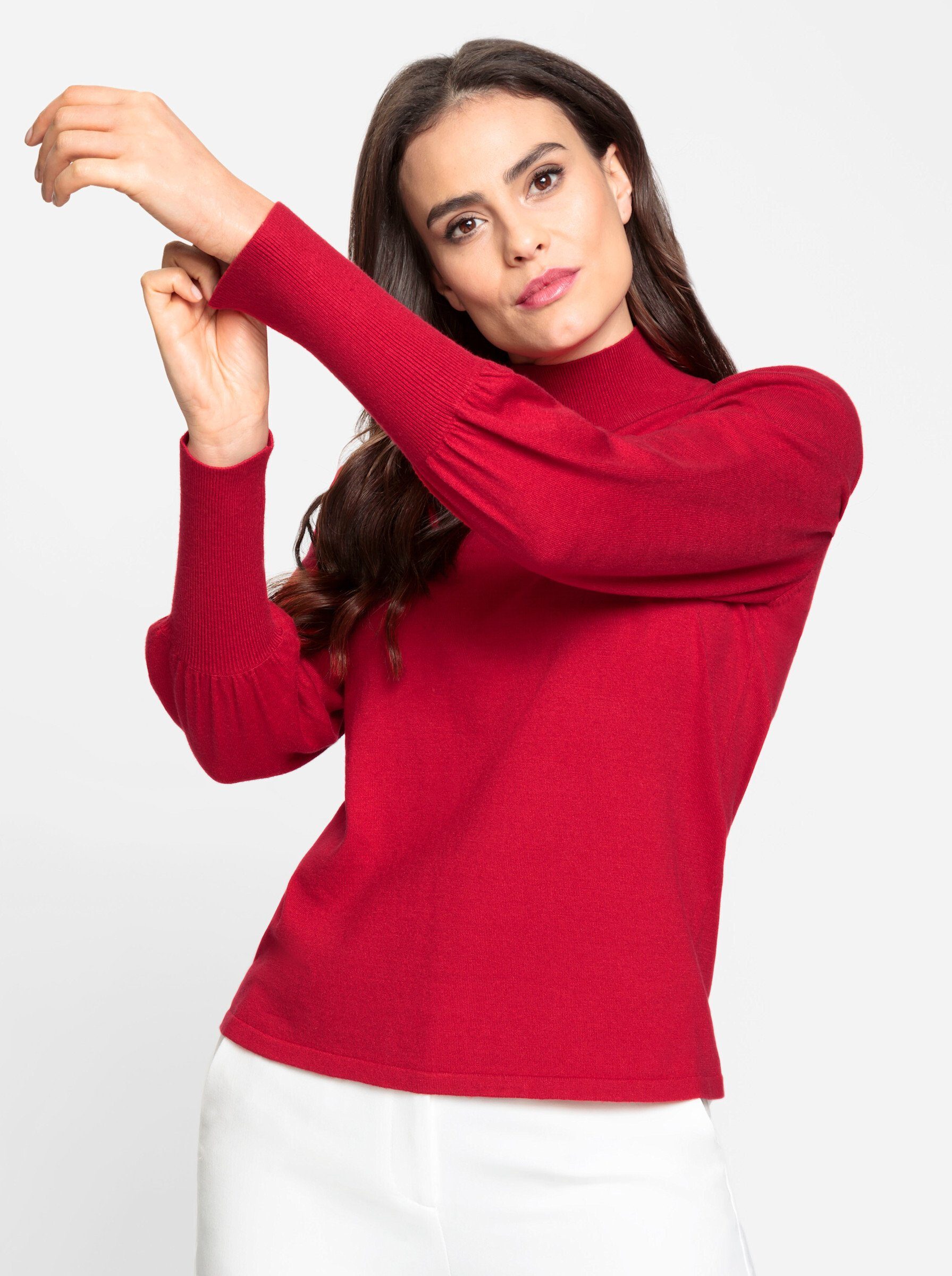 heine Strickpullover Stehkragen-Pullover günstig online kaufen