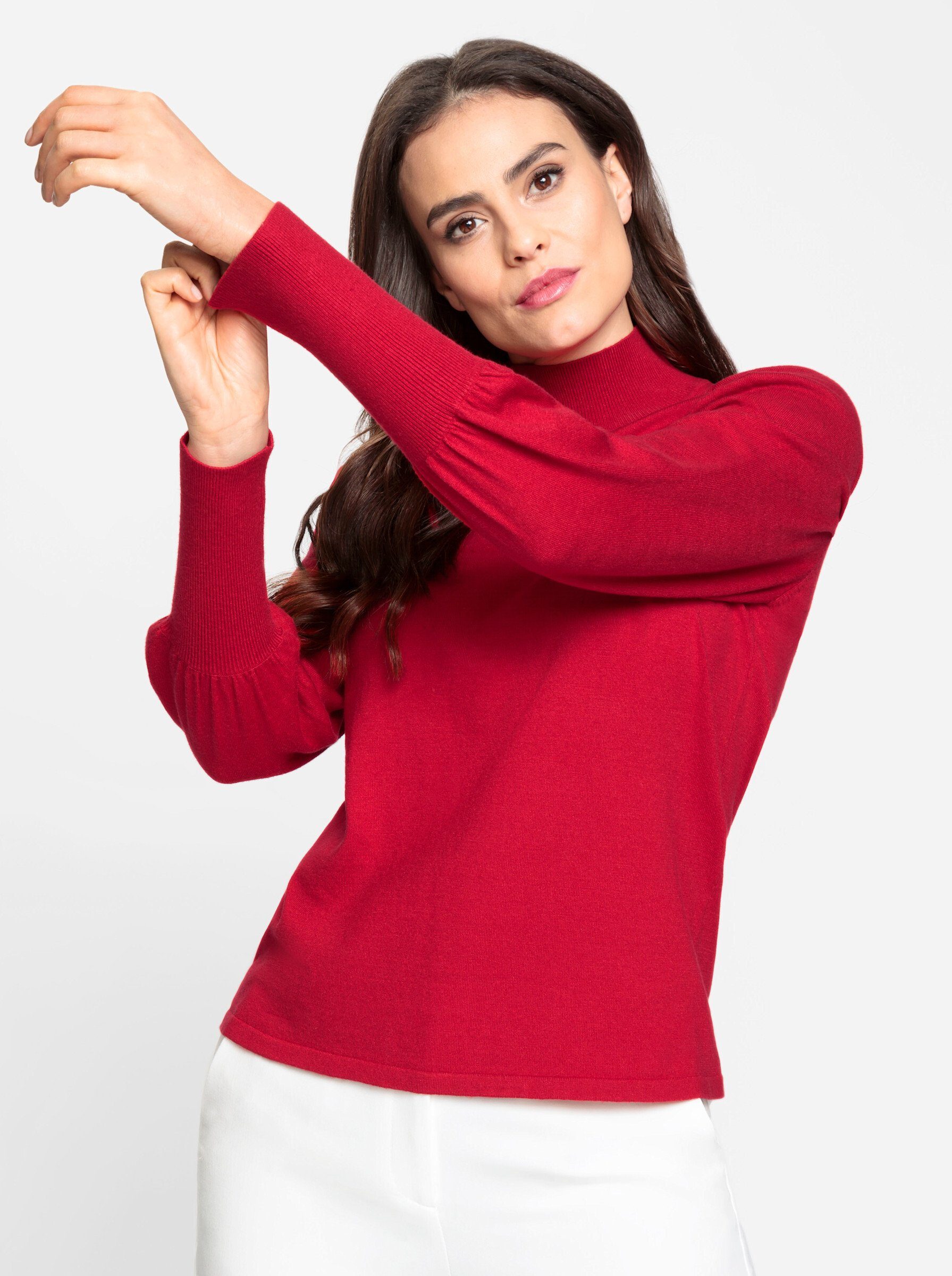 heine Strickpullover rot