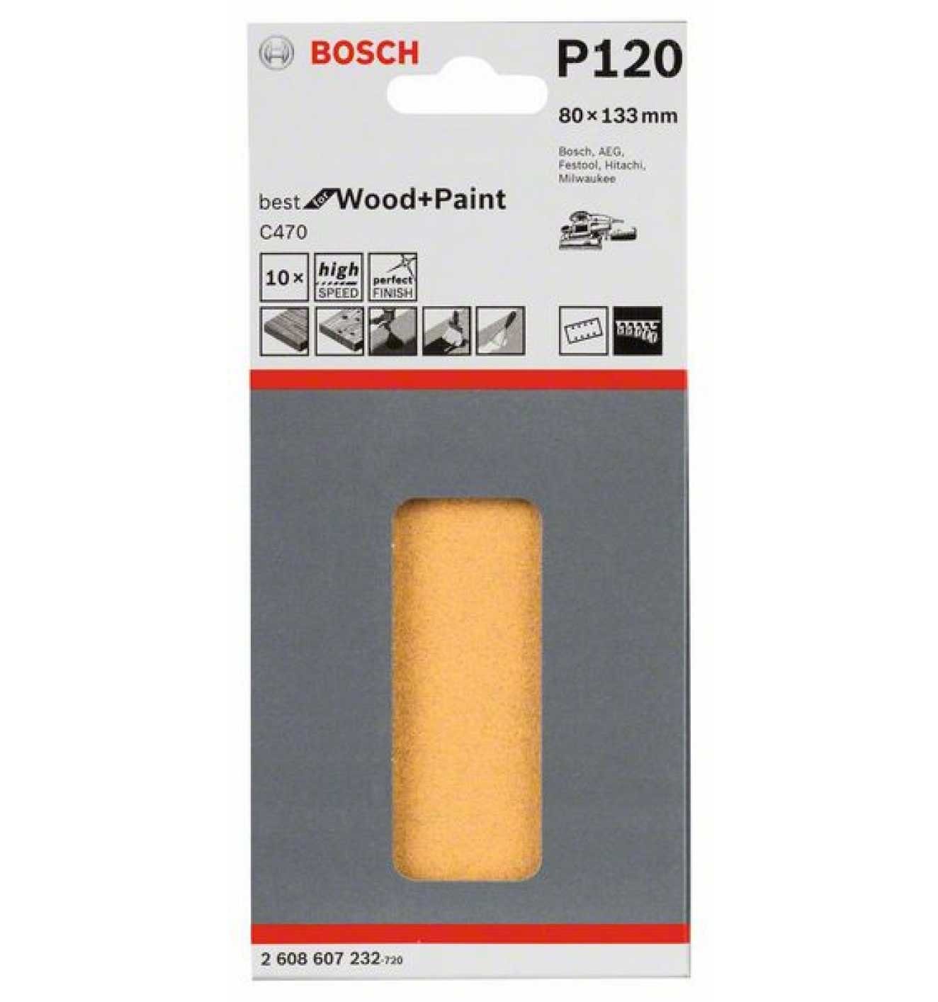and for Best BOSCH C470, Wood Schleifpapier Paint