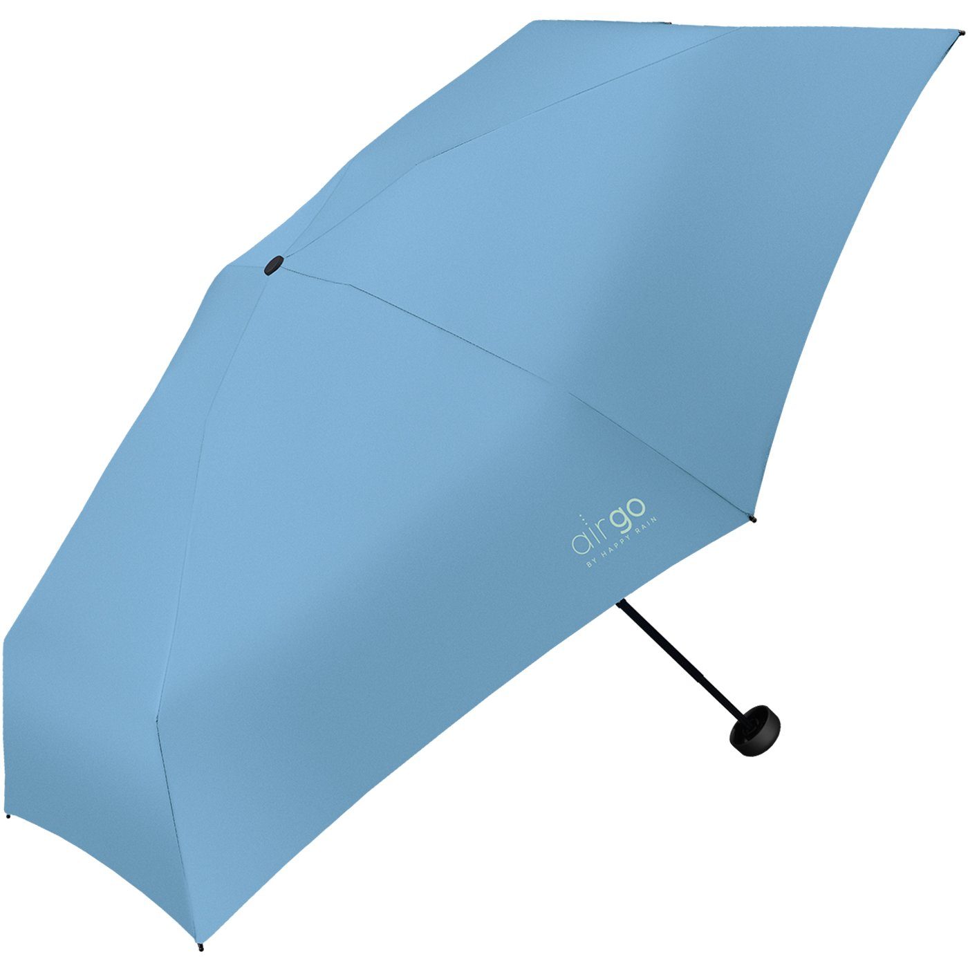 die blau superleicht, Handtasche RAIN - HAPPY Go Air 137 Reisegepäck Gramm und für Taschenregenschirm das perfekt Supermini-Schirm