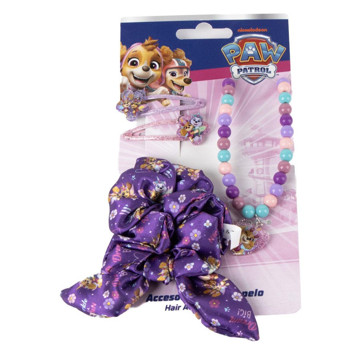 PAW PATROL Schmuckset Beauty Set Kinder mit Accessoires im kompakten Format für unterwegs (Set, 4-tlg)