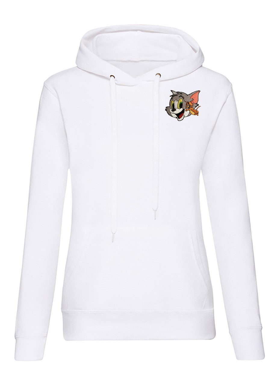 Blondie & Brownie Hoodie Tom und Jerry Hoodie Katz und Maus Comic Retro Vintage Damen Wear (Einzelstück, Einzelartikel) CartoonPatch Hoodie Klassik Streetwear