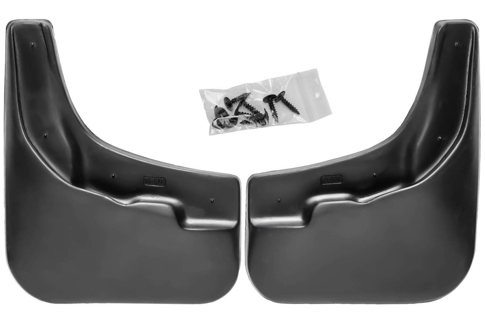 Kfz-Schmutzfänger Set vorne für VW Touareg II, 7P, 2010-18, ohne R-LINE, passgenau