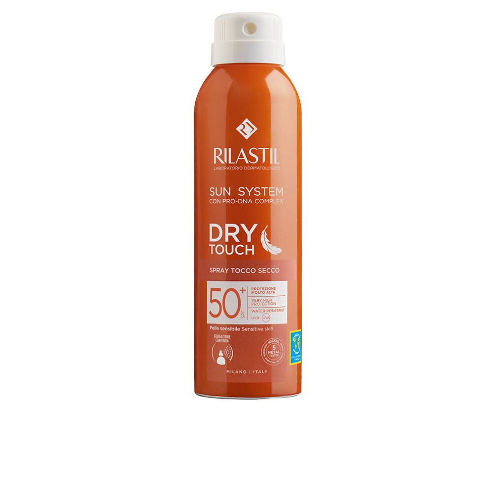 Rilastil Körperpflegemittel SUN SYSTEM Sonnenschutz SPF50+ für trockene Berührung, 200 ml