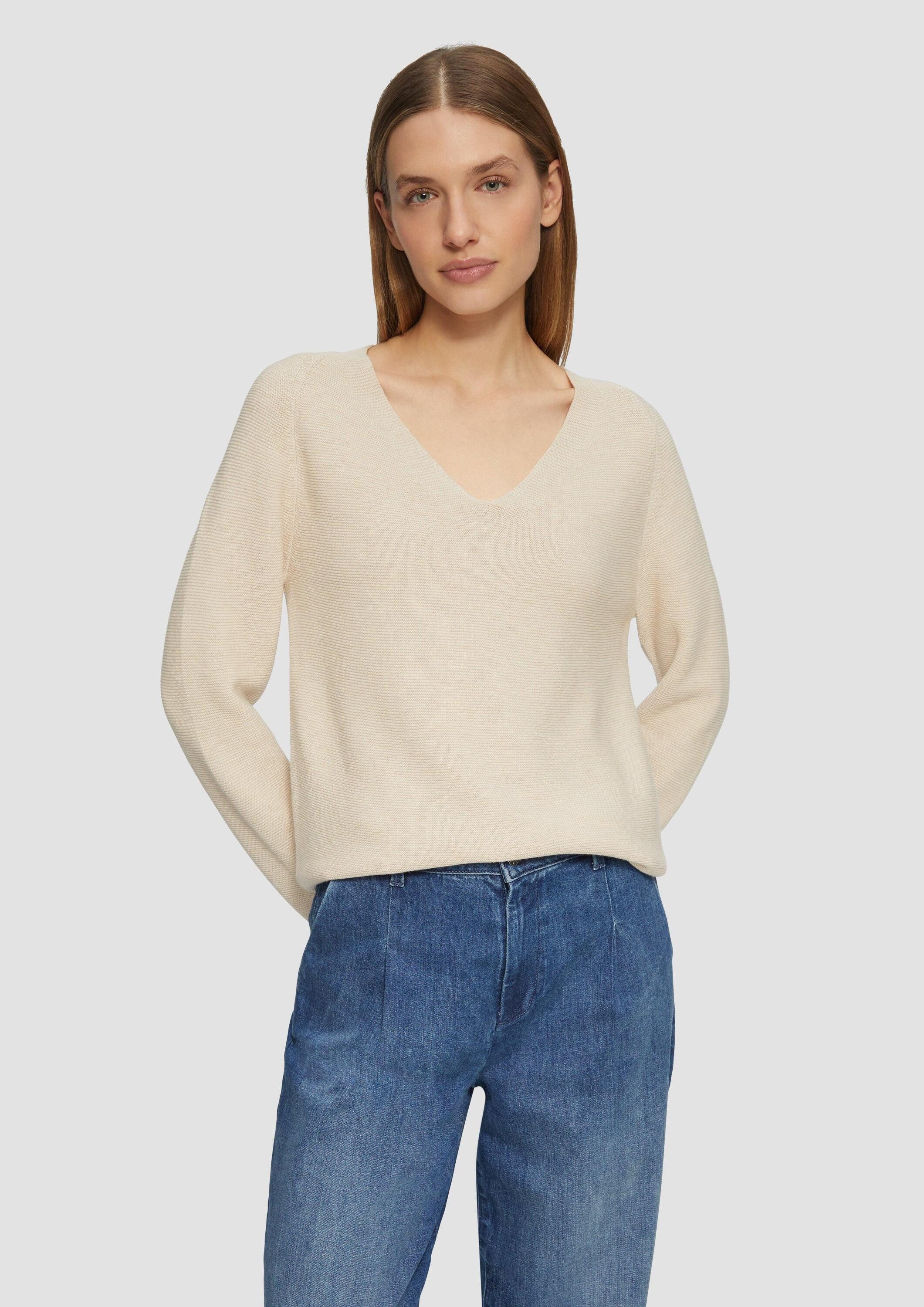 s.Oliver Longpullover Strickpullover (1-tlg) günstig online kaufen