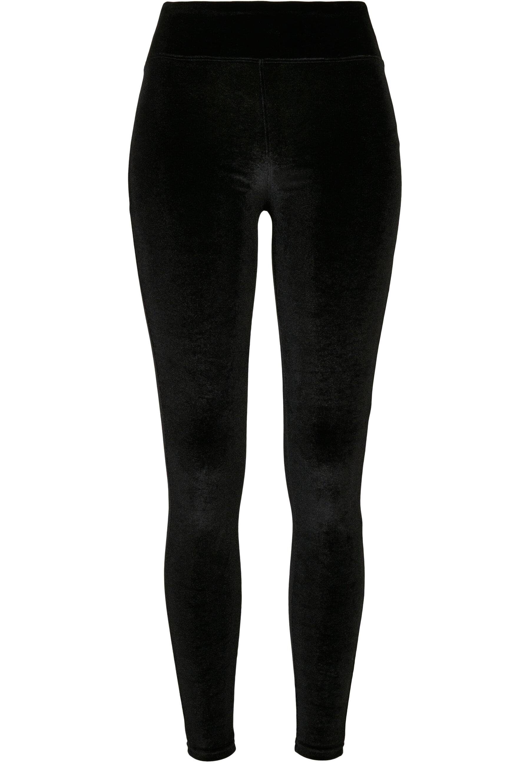 URBAN CLASSICS Leggings Urban Classics Damen Ladies High Waist Velvet Leggi günstig online kaufen