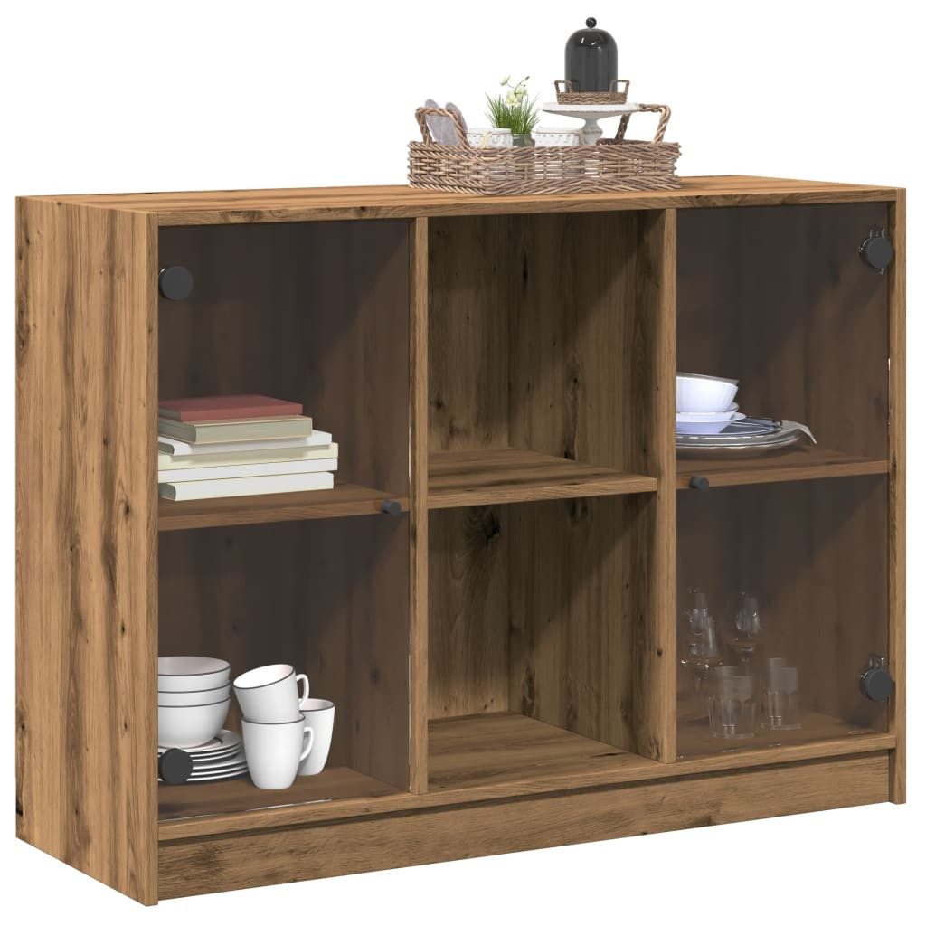vidaXL Sideboard Sideboard Artisan-Eiche 102x37x75,5 cm günstig online kaufen
