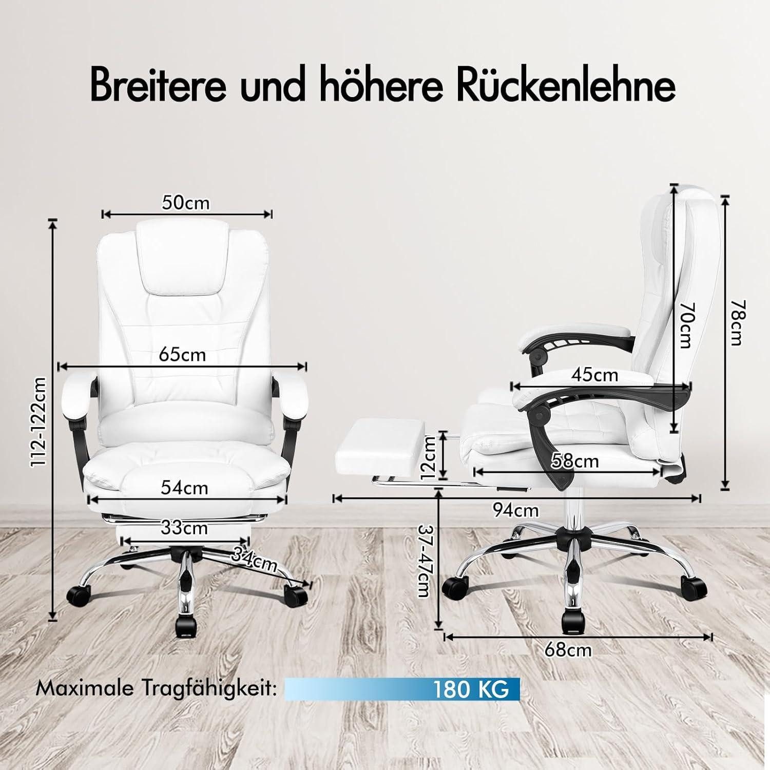 LuxusKollektion Bürostuhl Bürostuhl mit Massagefunktion und günstig online kaufen
