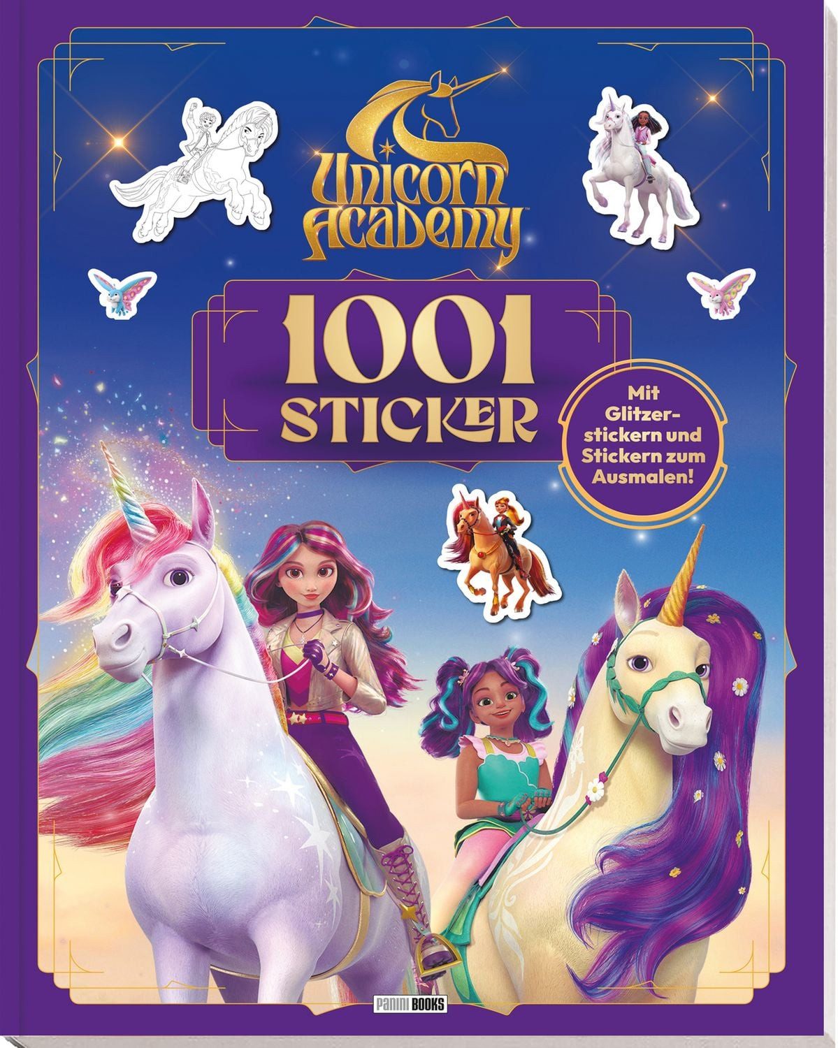 Unicorn Academy: 1001 Sticker / diverse