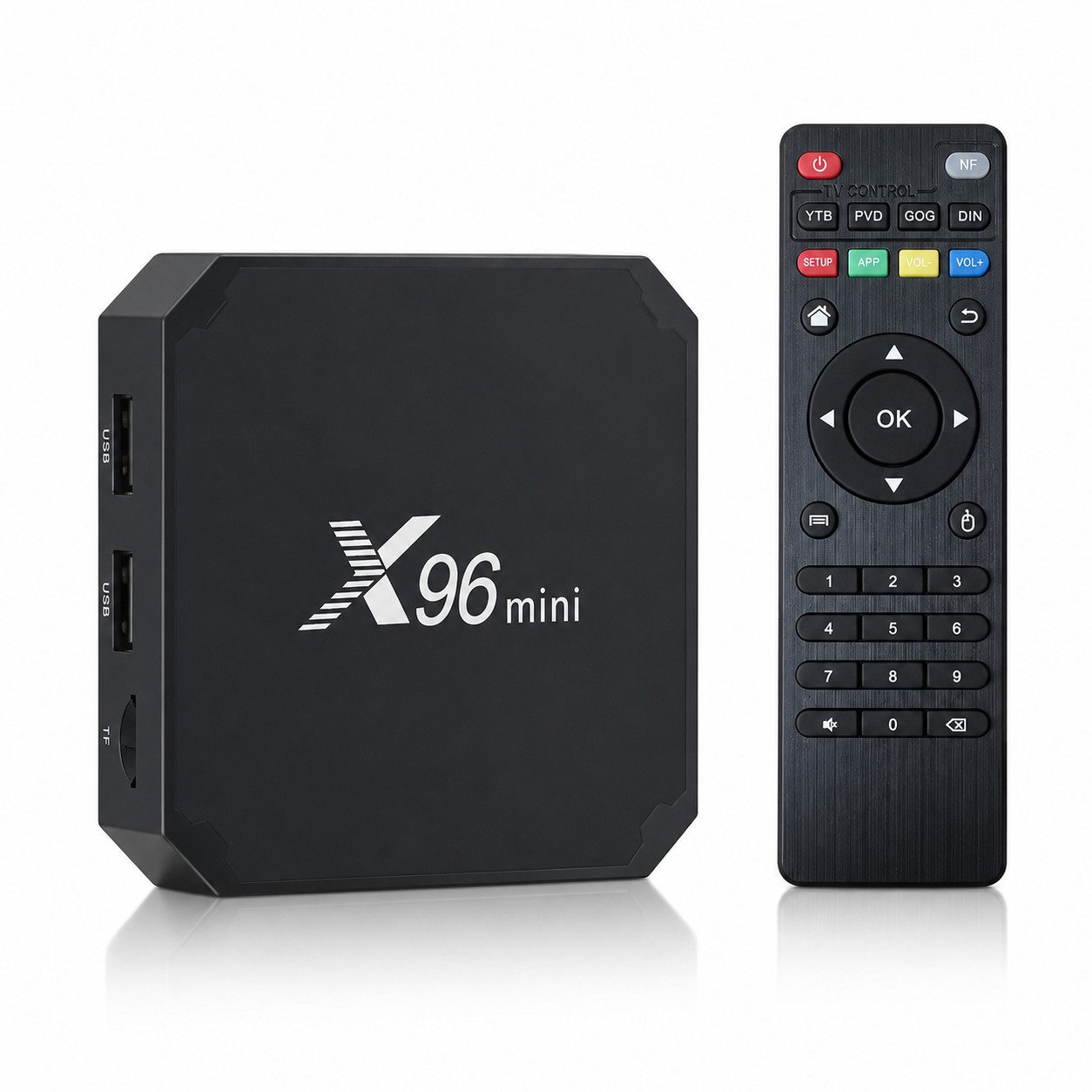 Athlix Streaming-Box X96 Multimedia-Player TV-Box 16 GB 4G WiFi 4K UHD, 4K-Videowiedergabe, Unterstützung von Google TV Services