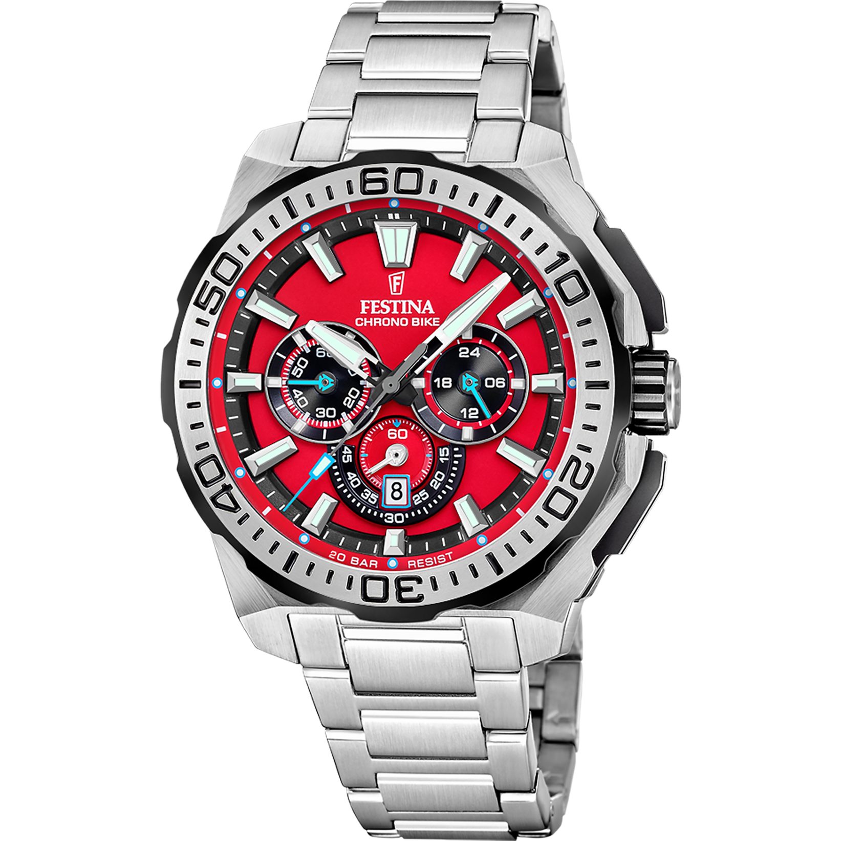 Festina Chronograph Festina Chrono Bike F20724/5 - rotes Zifferblatt günstig online kaufen