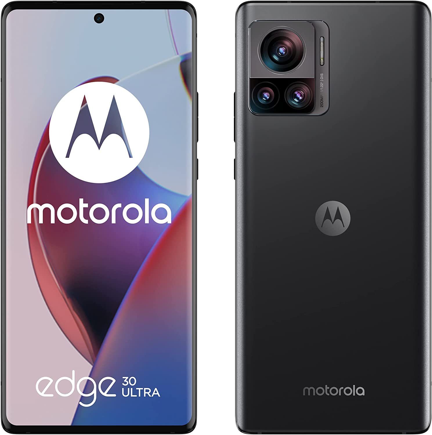 Motorola edge30 ultra Smartphone (17,02 cm/6,7 Zoll, 256 GB Speicherplatz,  200 MP Kamera), 4.610-mAh-Akkukapazität, Fingerabdrucksensor,  Gesichtserkennung