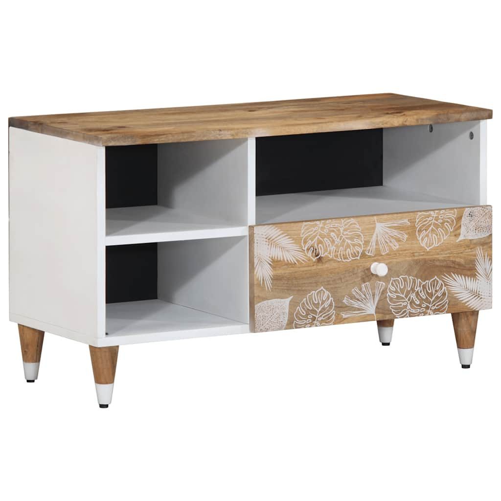vidaXL TV-Schrank TV-Schrank 80x33,5x46 cm Massivholz günstig online kaufen