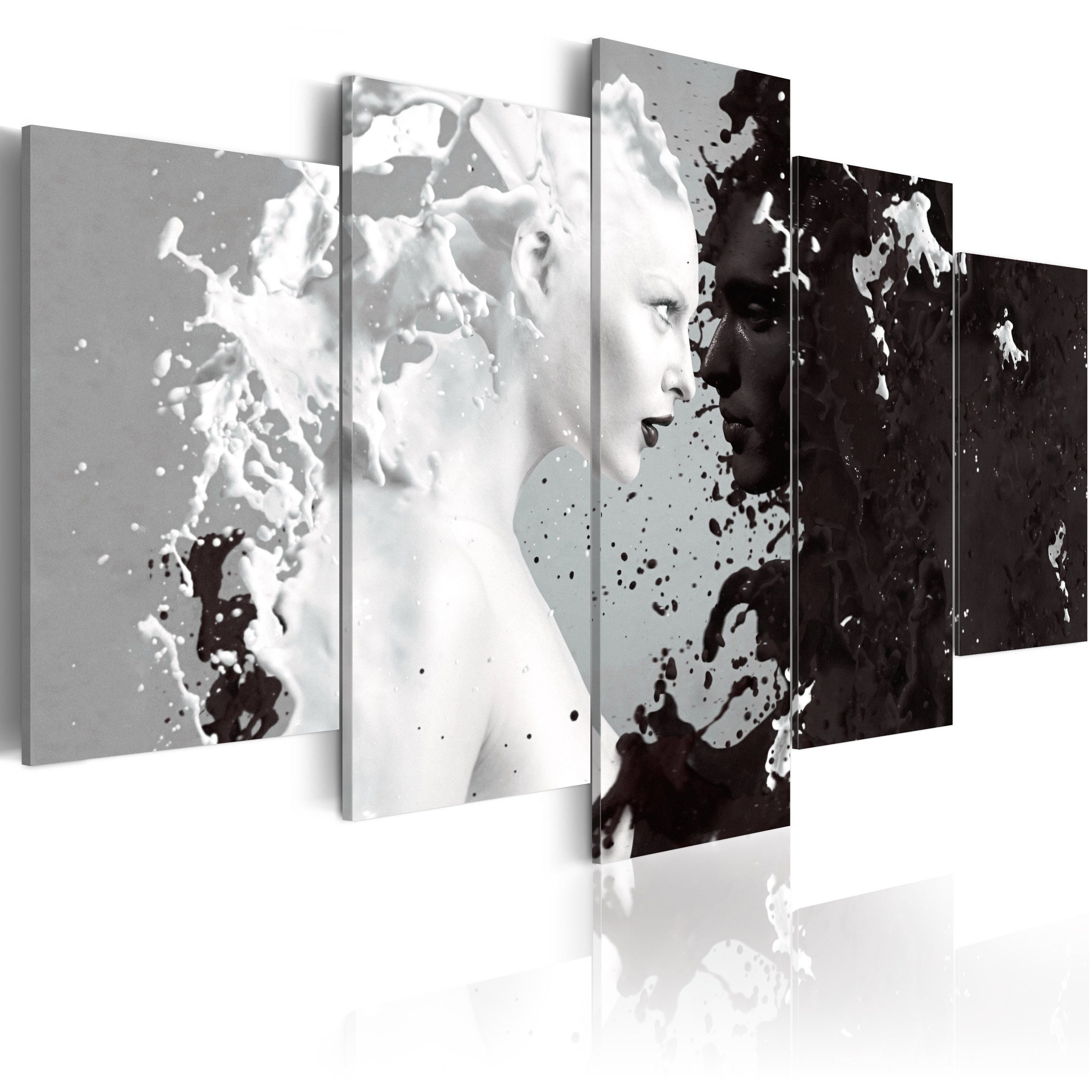 Artgeist Wandbild Milk & Choco - 5 pieces