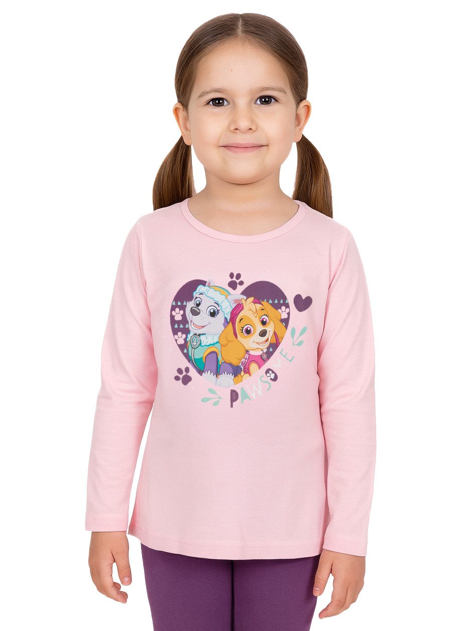 United Labels® Sweatshirt Paw Patrol - Pawsome - Herz - Everest & Skye