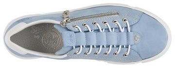 Rieker Slip-On Sneaker mit Reißverschluss außen, Freizeitschuh, Halbschuh, Schlupfschuh