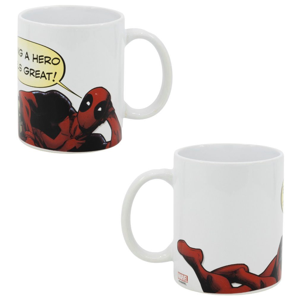 Tasse Marvel Deadpool Teetasse Tasse Kaffeetasse Geschenkidee 325 ml