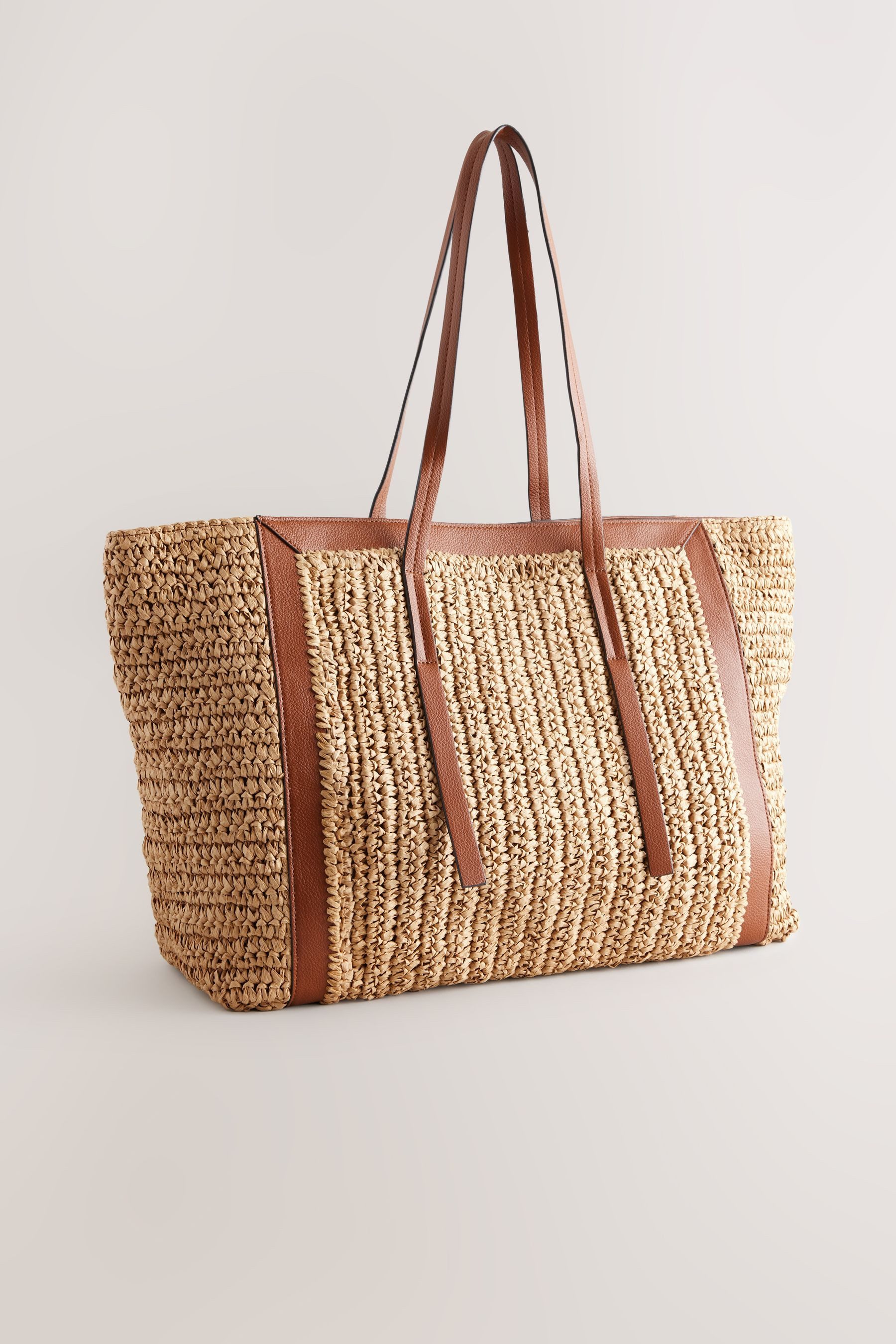 Next Einkaufsshopper Große Shopper-Tasche aus Bast günstig online kaufen