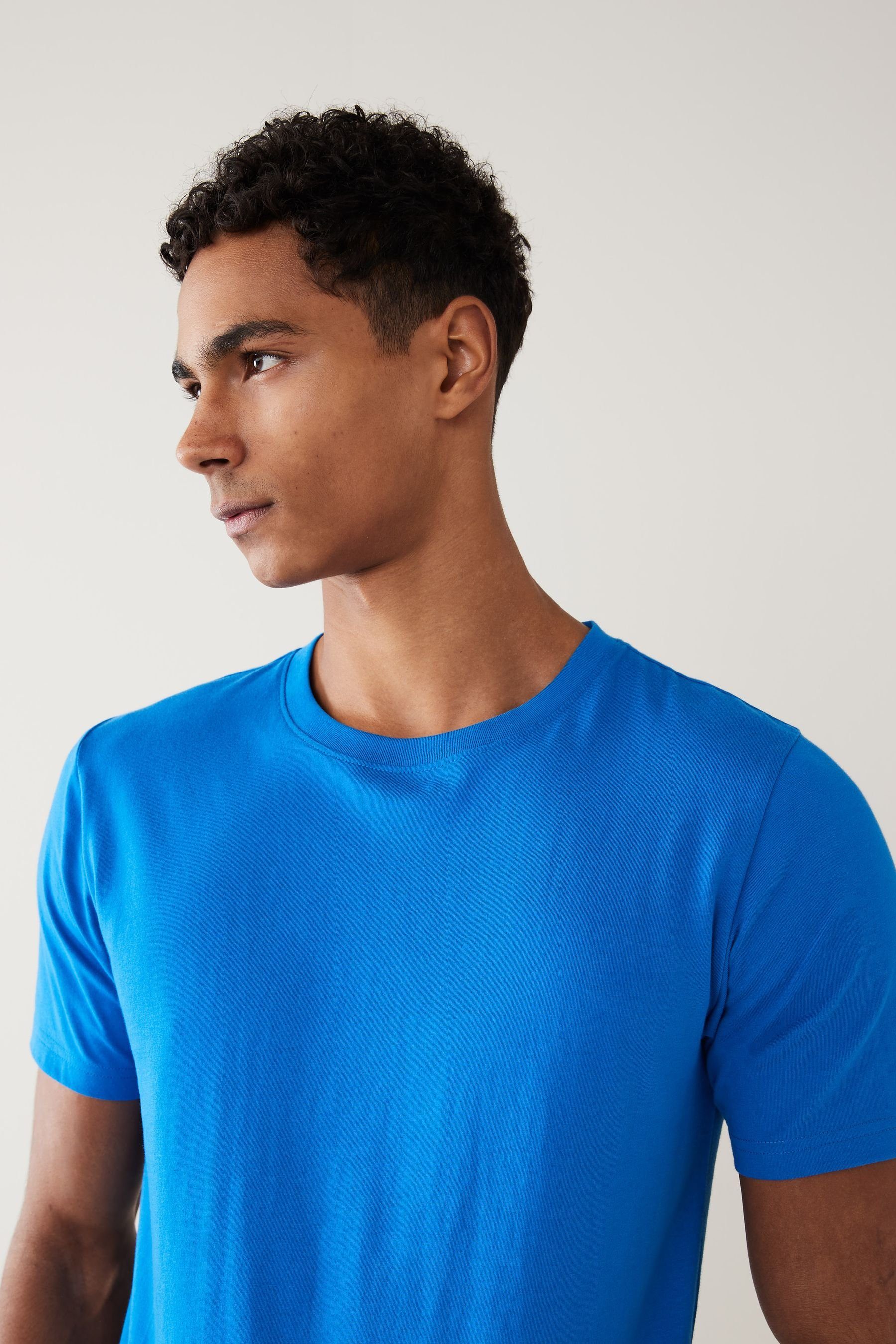 Next T-Shirt (1-tlg) Blue
